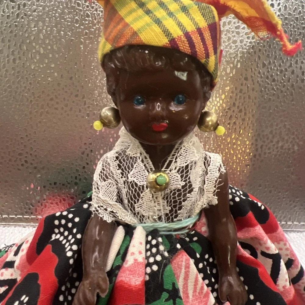Vtg JAMAICA/THE‎ ISLANDS International Souvenir African Collectors Doll 6